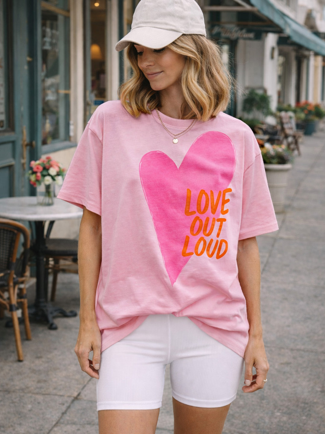 Love Out Loud Tee For Mama - Pink