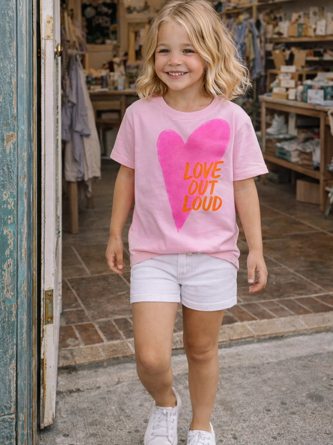 Love Out Loud Tee - Pink