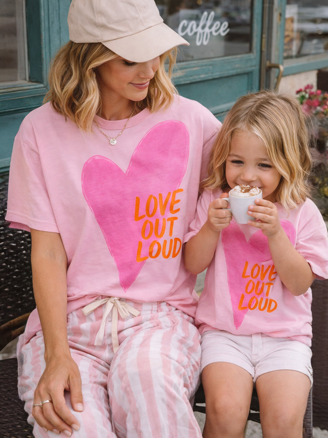 Love Out Loud Tee For Mama - Pink