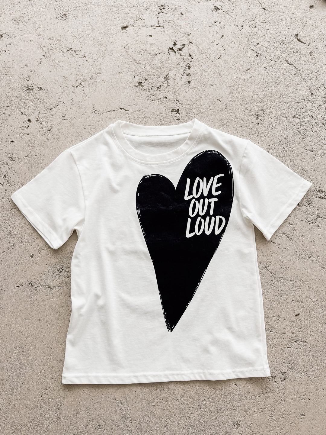 Love Out Loud Tee - White