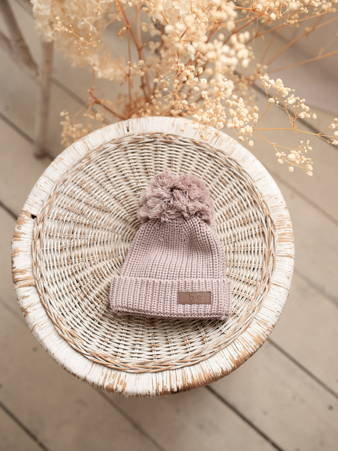 Bliss Knitted Beanie - Mauve Desert