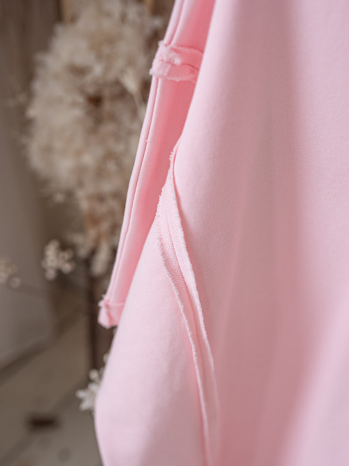 Always Us Short Sleeve Sweatshirt for Mamas - Light Pink