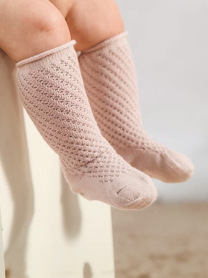 Odette Socks - Dusty Rose