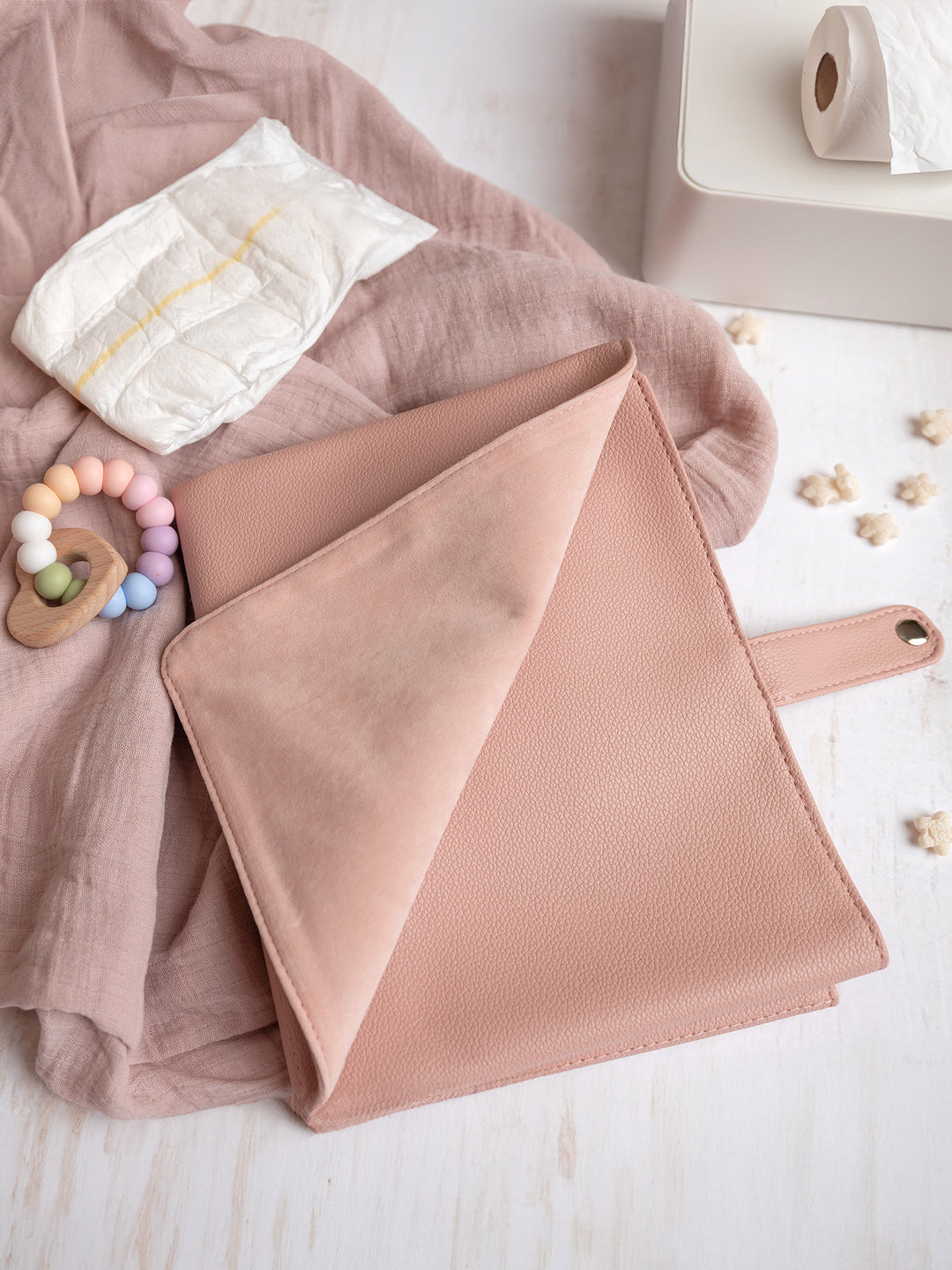 M+M Portable Baby Changing Mat - Blush