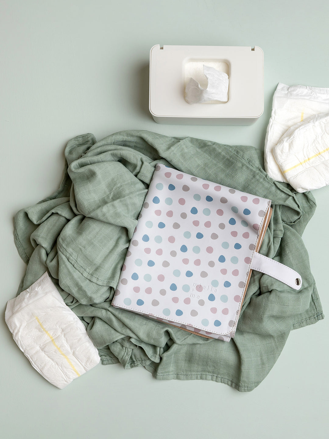 M+M Portable Baby Changing Mat - Dotty