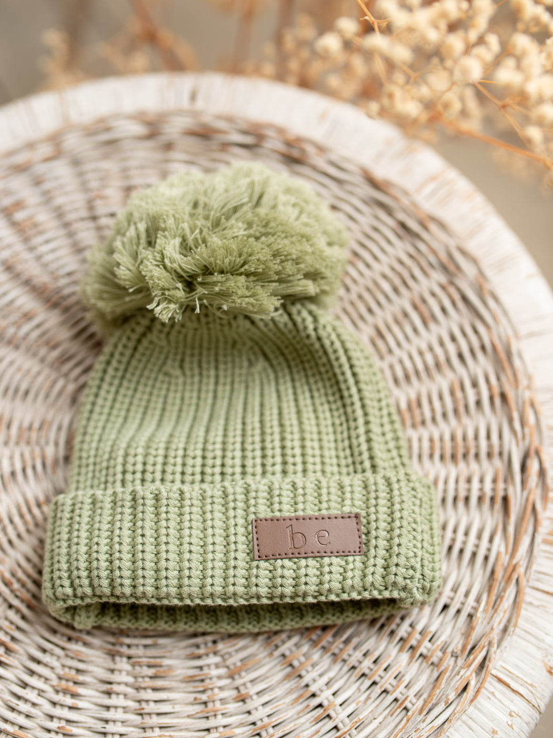 Bliss Knitted Beanie - Sage