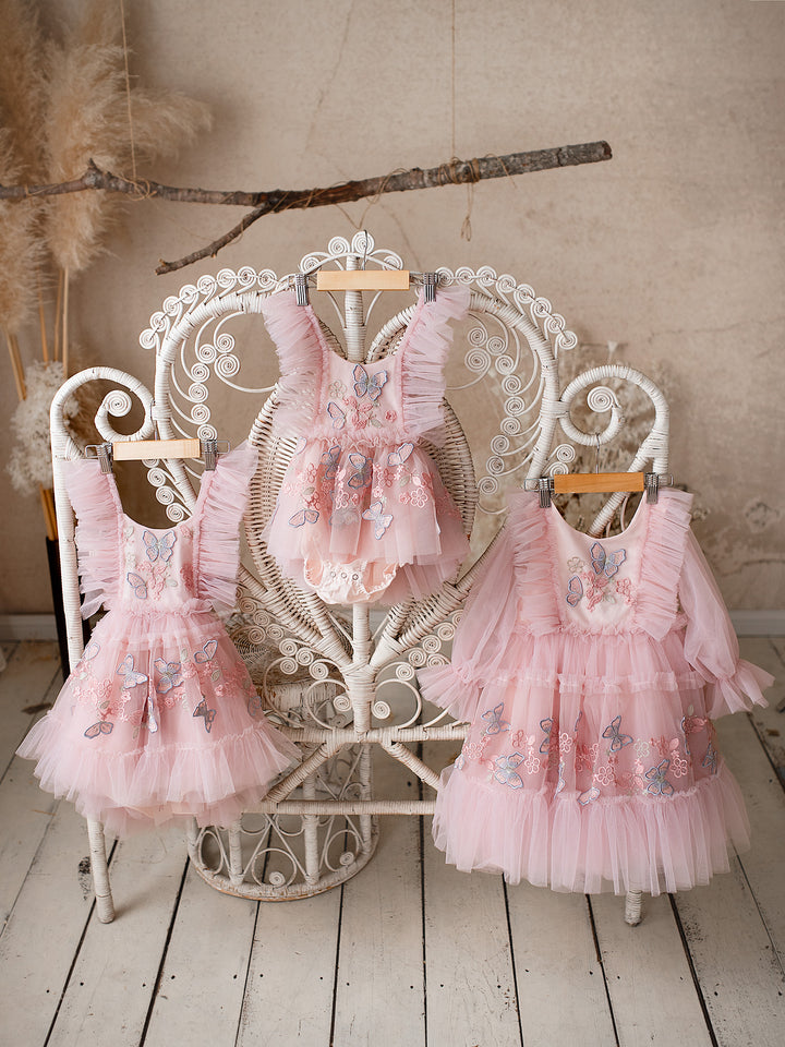 She's A Butterfly Dress - Pink