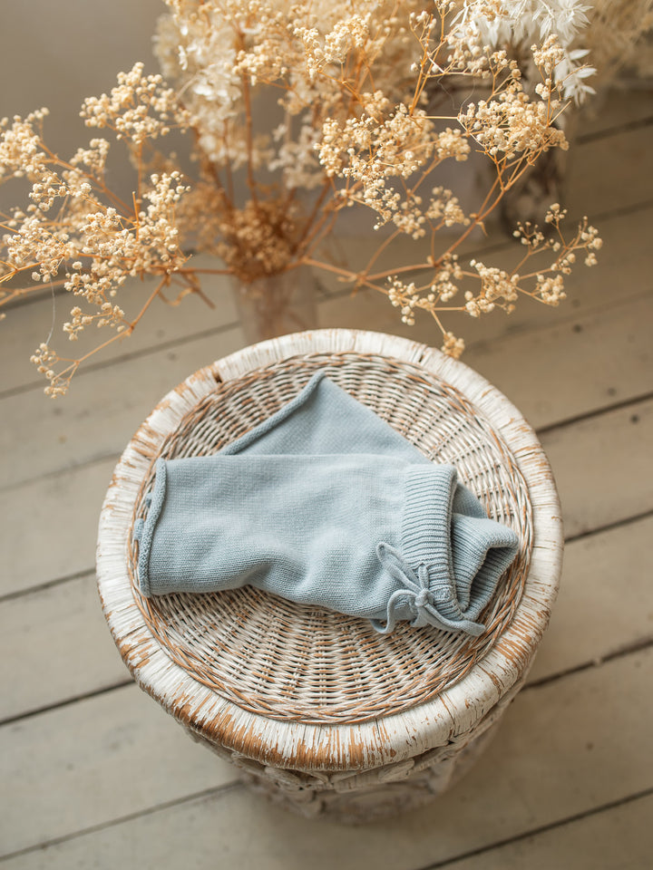 Pure - Knitted Shorts Dusty Blue