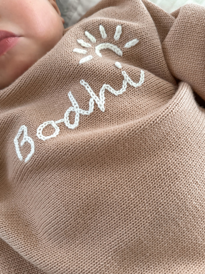 Written in Thread Knitted Tee - Tan
