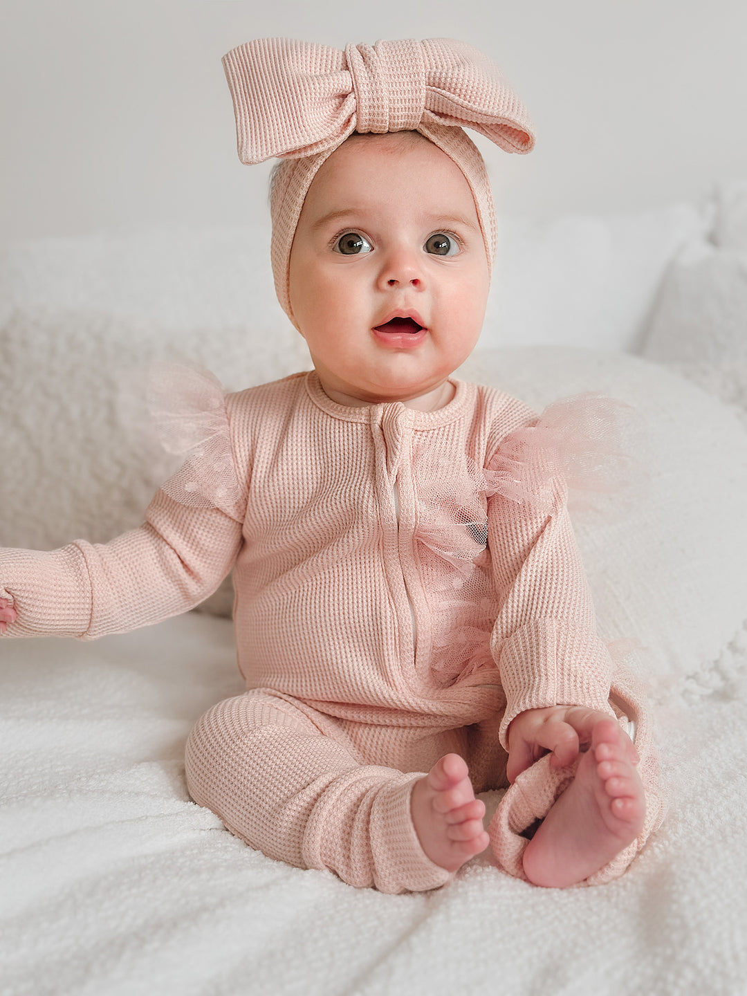 Your Are Mine Onesie - Pink Sand