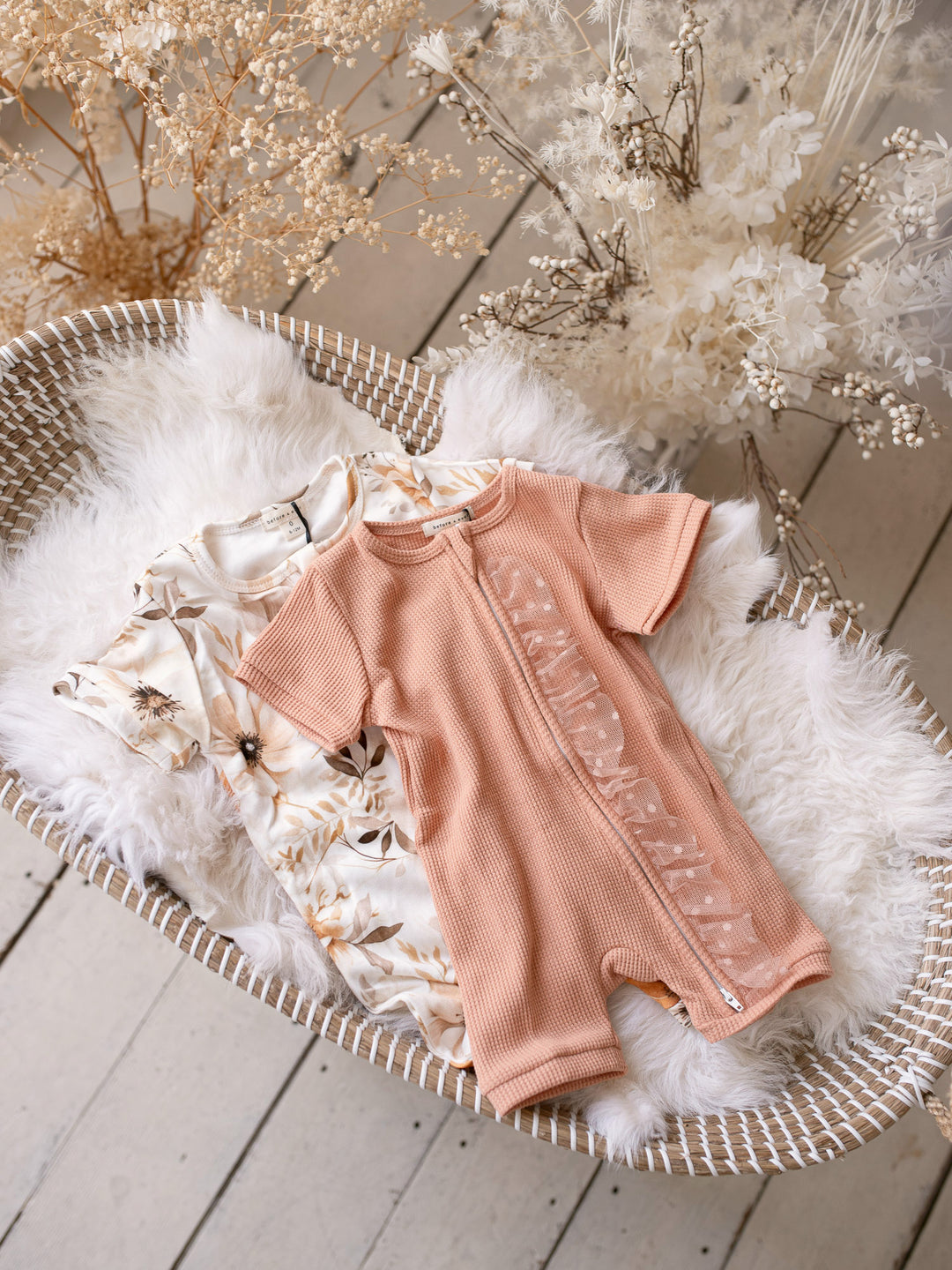 Your Are Mine Romper - Clay