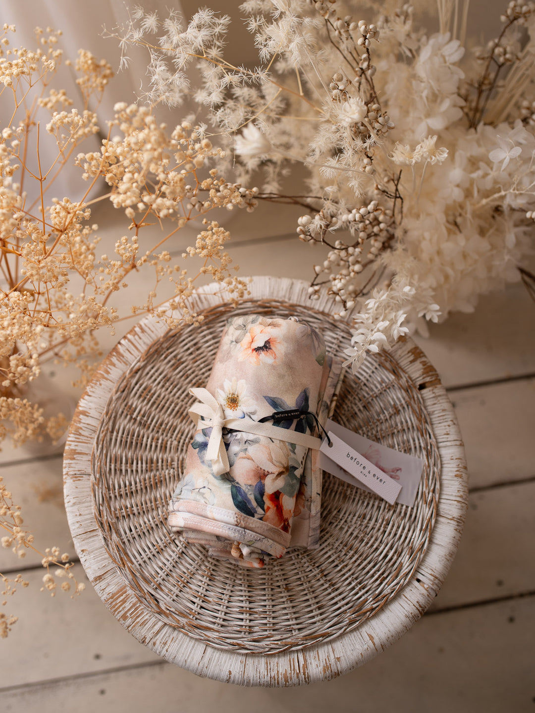 Flower Story Baby Swaddle - Spring Floral