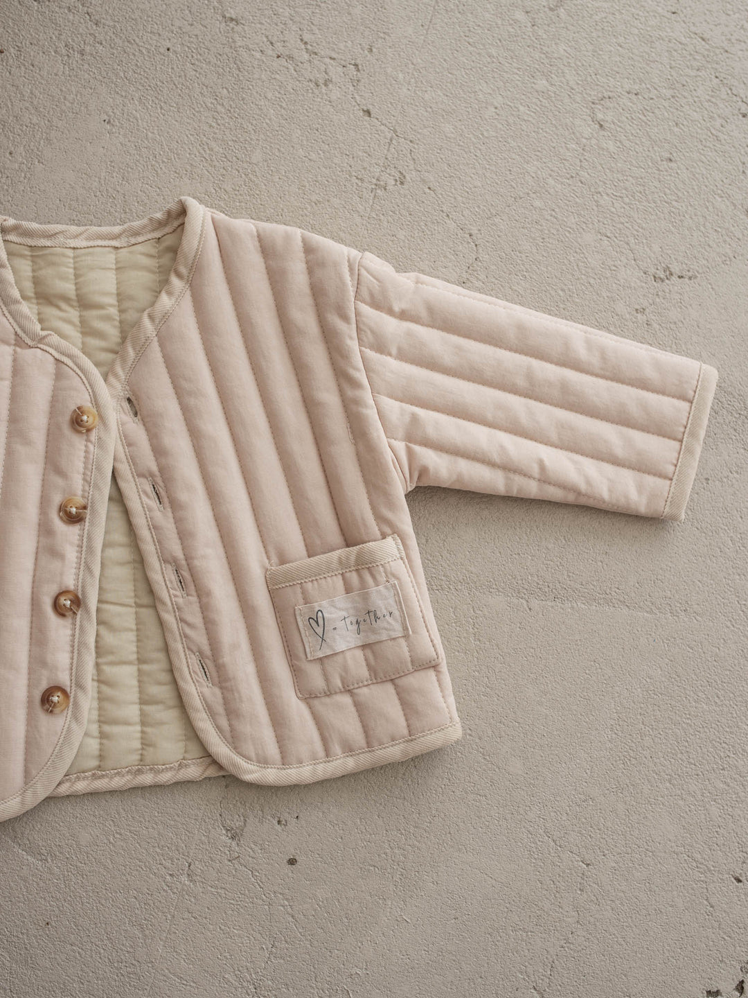 Hudson Quilted Jacket – Light Beige
