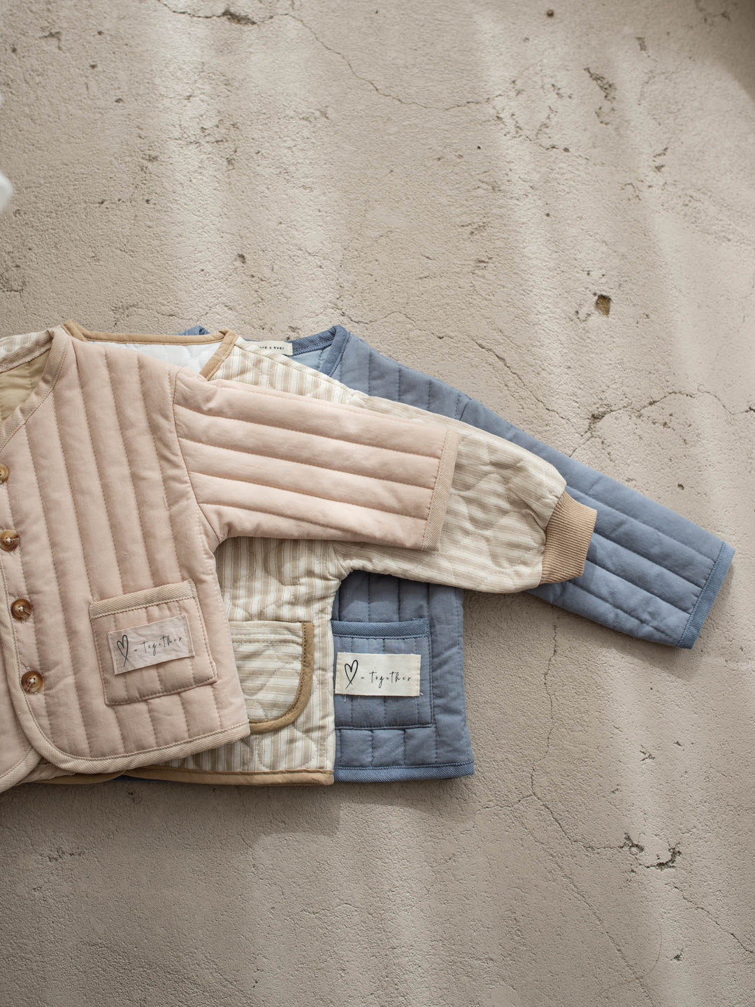 Hudson Quilted Jacket – Light Beige