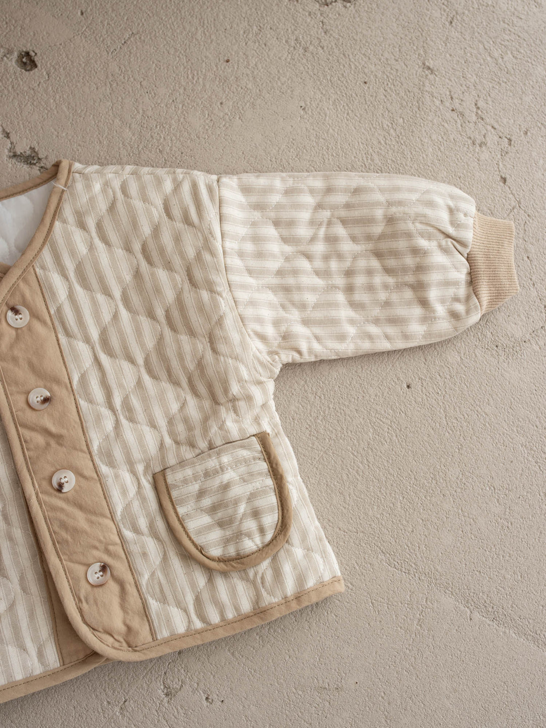 Oliver Quilted Jacket - Beige
