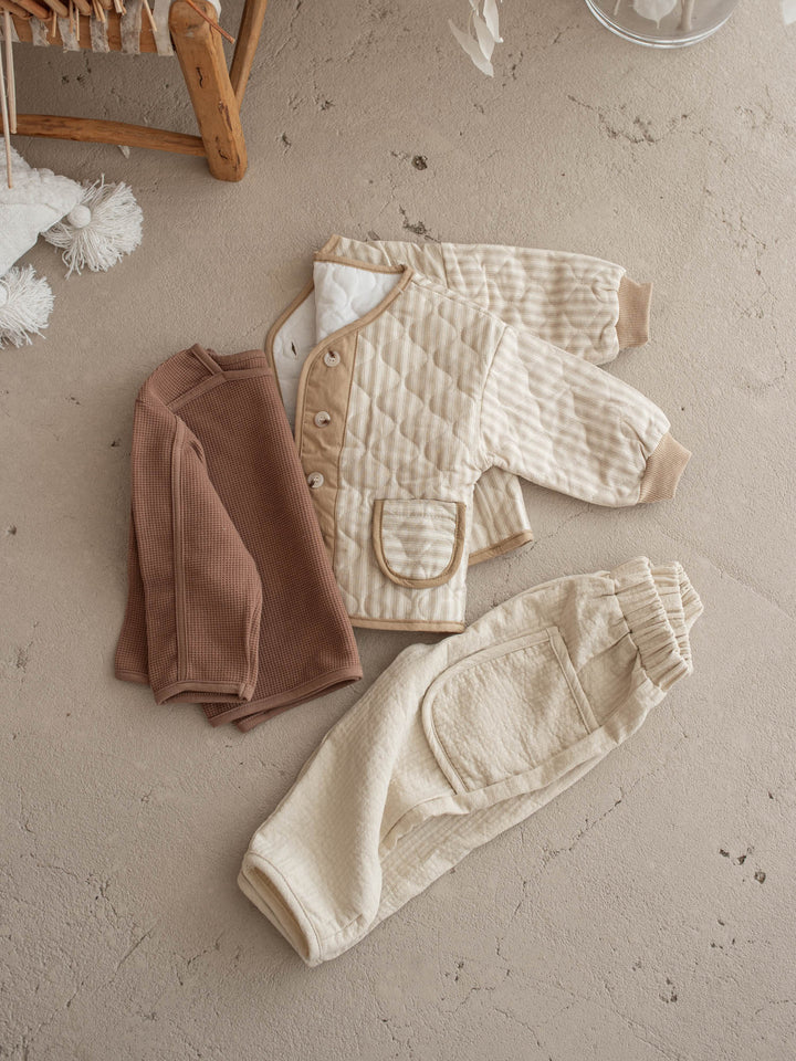 Oliver Quilted Jacket - Beige