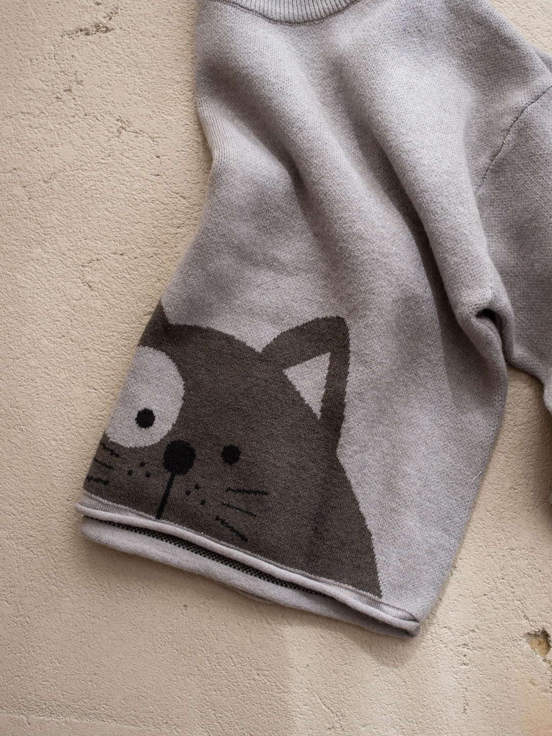 Theo Cat Sweater - Grey