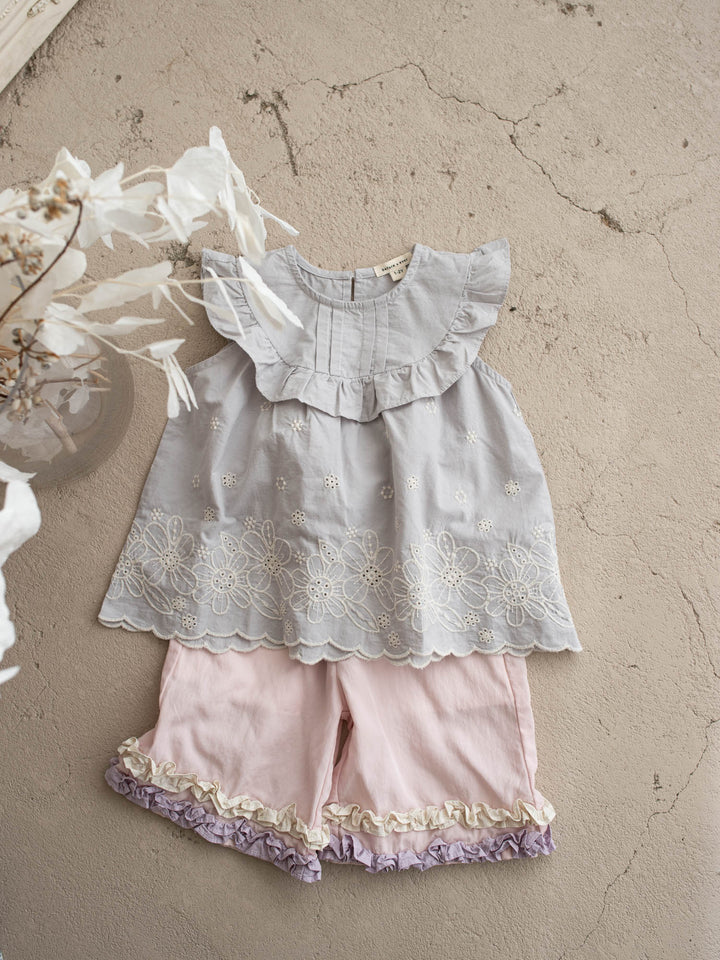 Bella Rose Cropped Pants - Soft Pink