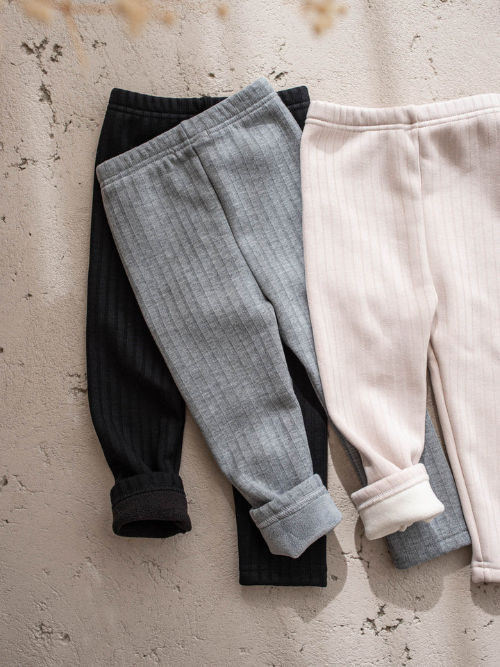 Anna Fleece-lined Leggings - Oatmeal