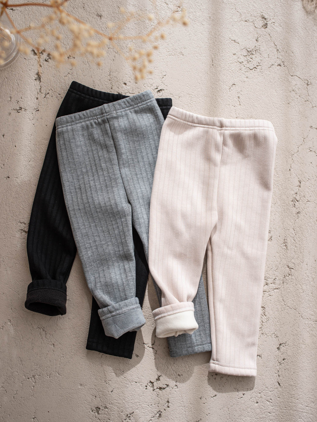 Anna Fleece-lined Leggings - Oatmeal