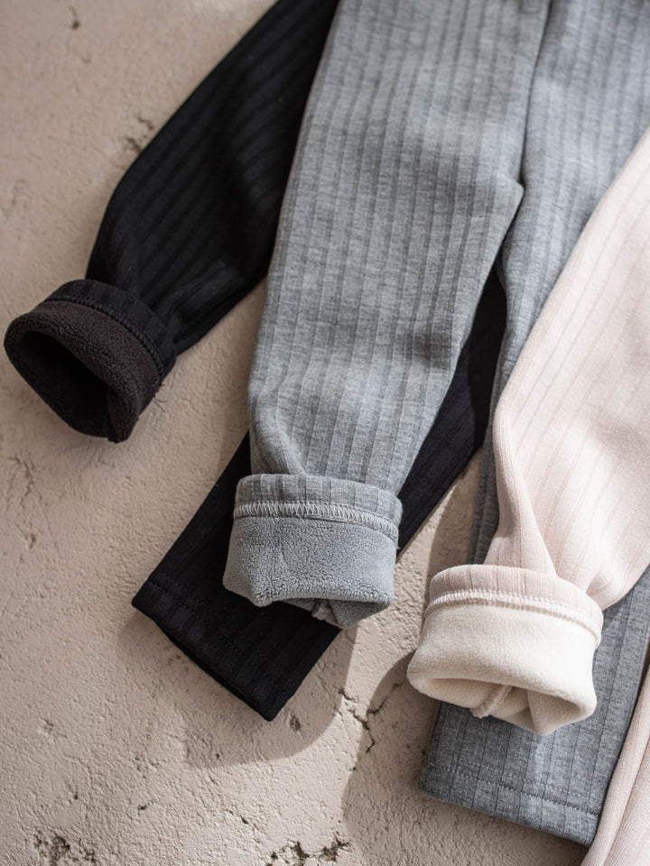 Anna Fleece-lined Leggings - Oatmeal