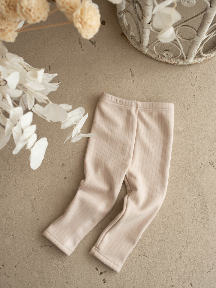 Anna Fleece-lined Leggings - Oatmeal