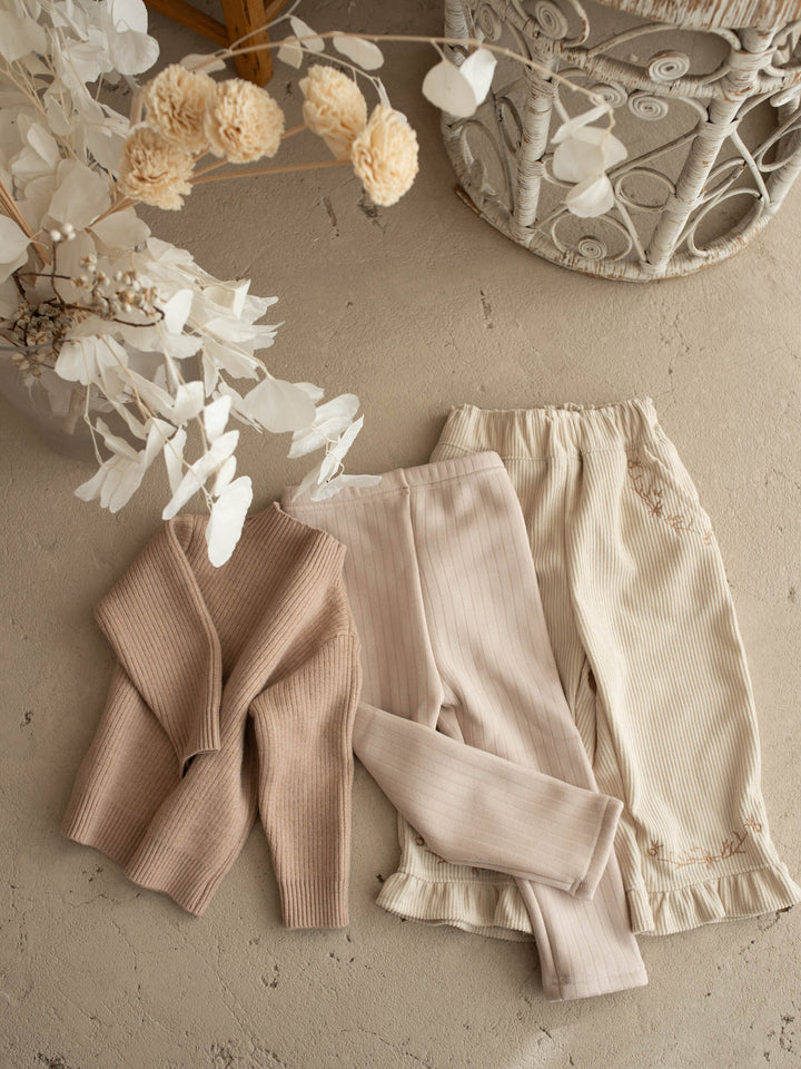 Anna Fleece-lined Leggings - Oatmeal