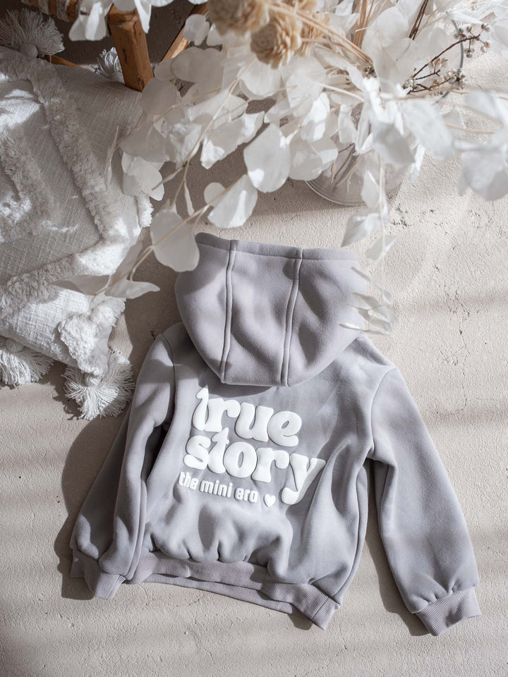 True Story Hoodie - Grey