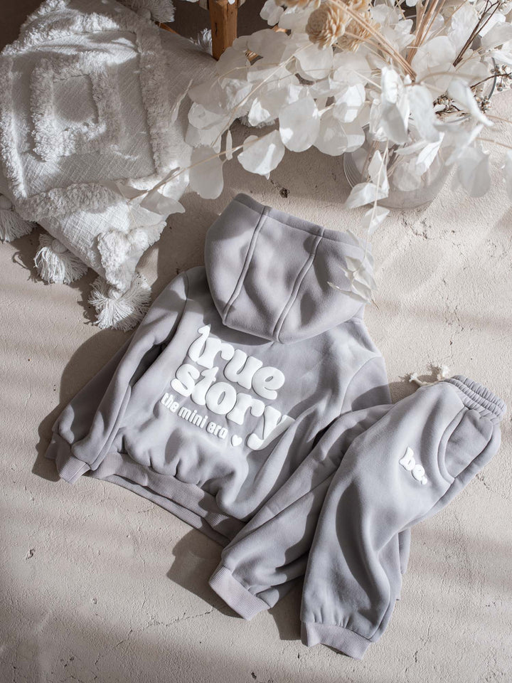 True Story Hoodie - Grey
