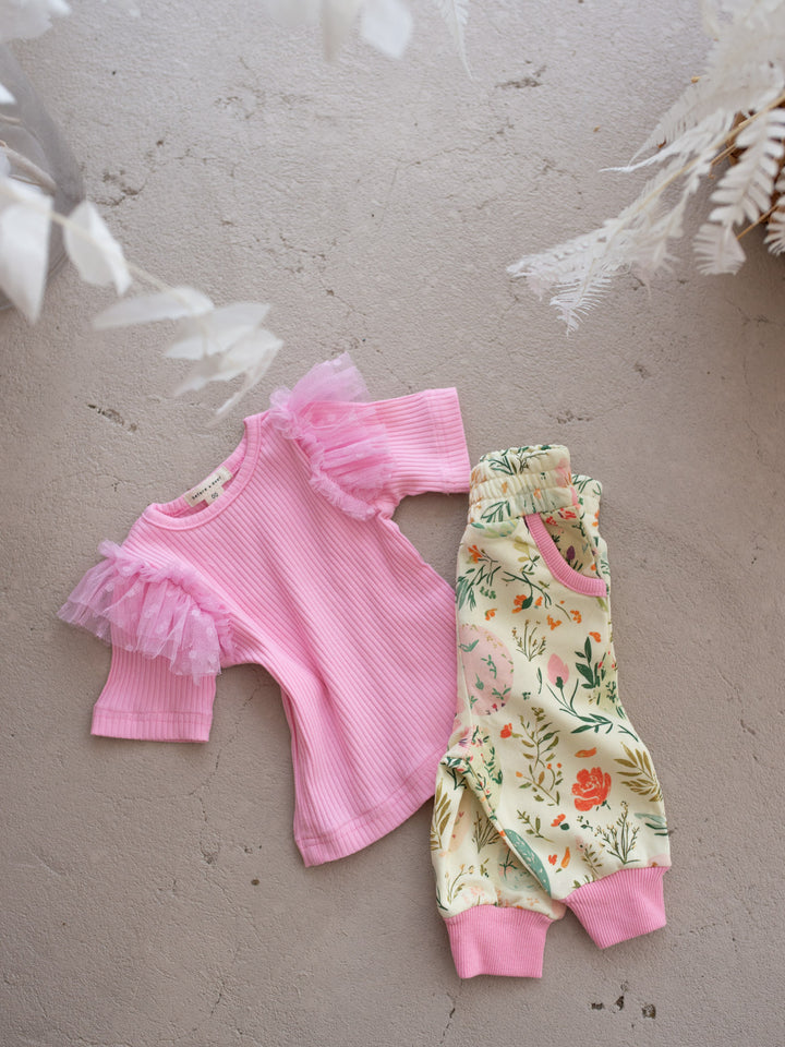 Forever Loved Ribbed Top - Bubblegum