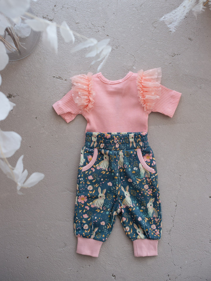 Forever Loved Ribbed Top - Peach