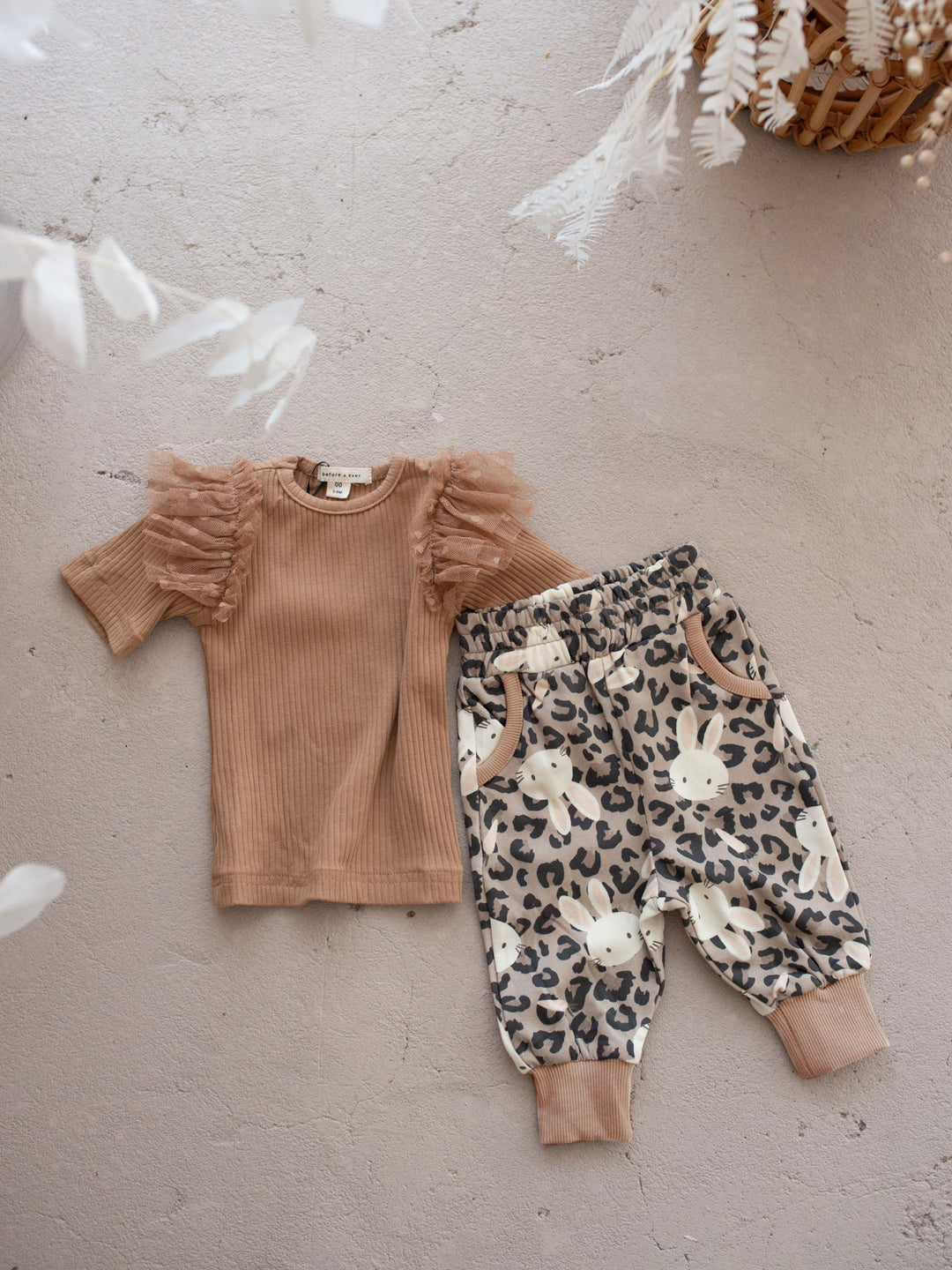 Forever Loved Ribbed Top - Tan