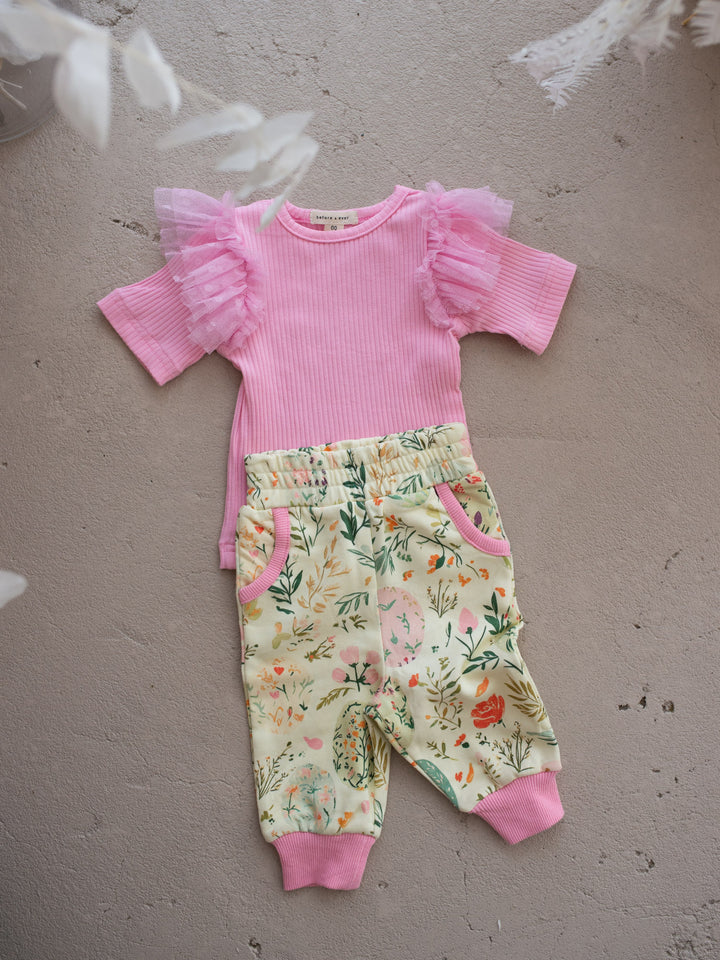 Forever Loved Ribbed Top - Bubblegum