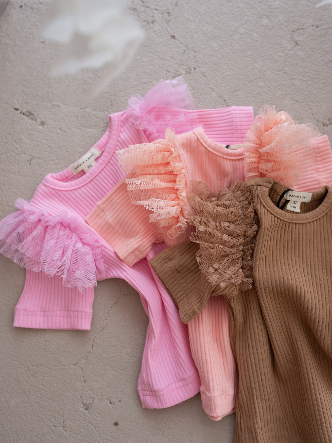 Forever Loved Ribbed Top - Peach