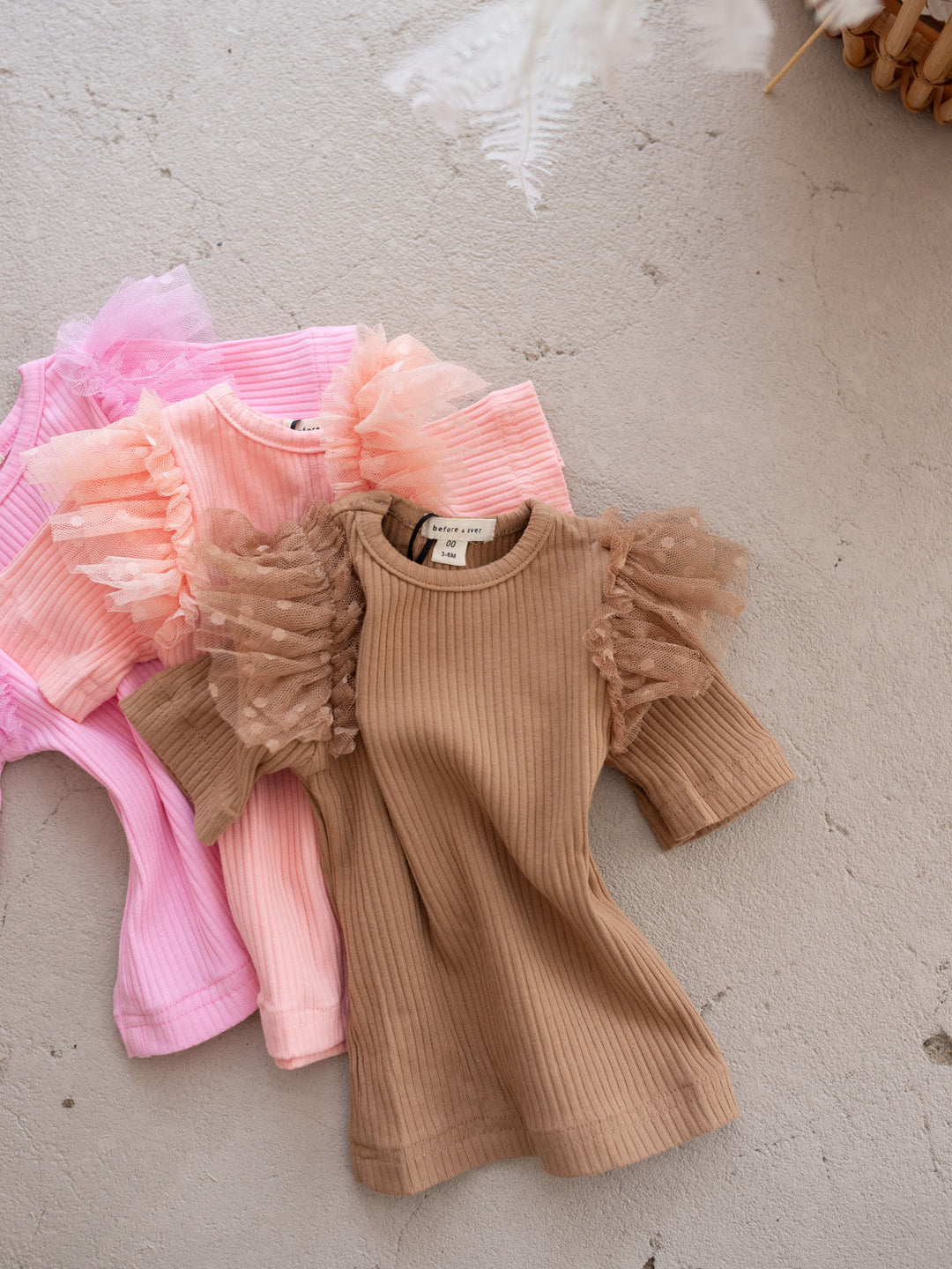 Forever Loved Ribbed Top - Tan