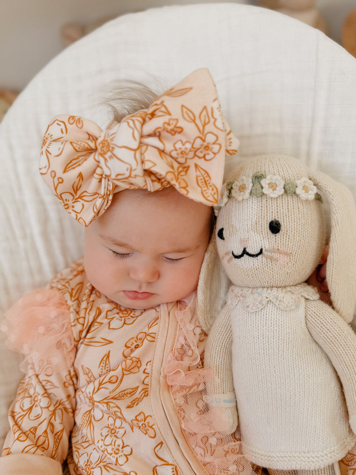 Dainty Miss Onesie - Peach Blossom