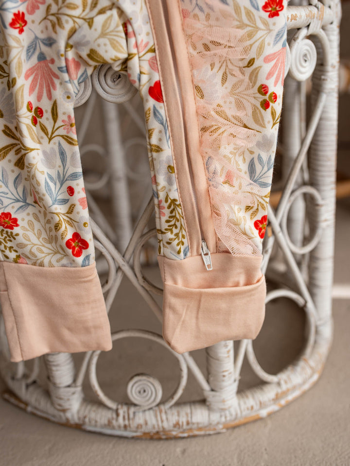 Before & Ever Kids Dainty Miss Onesie - Wildflower Garden baby girl bamboo onesie 5