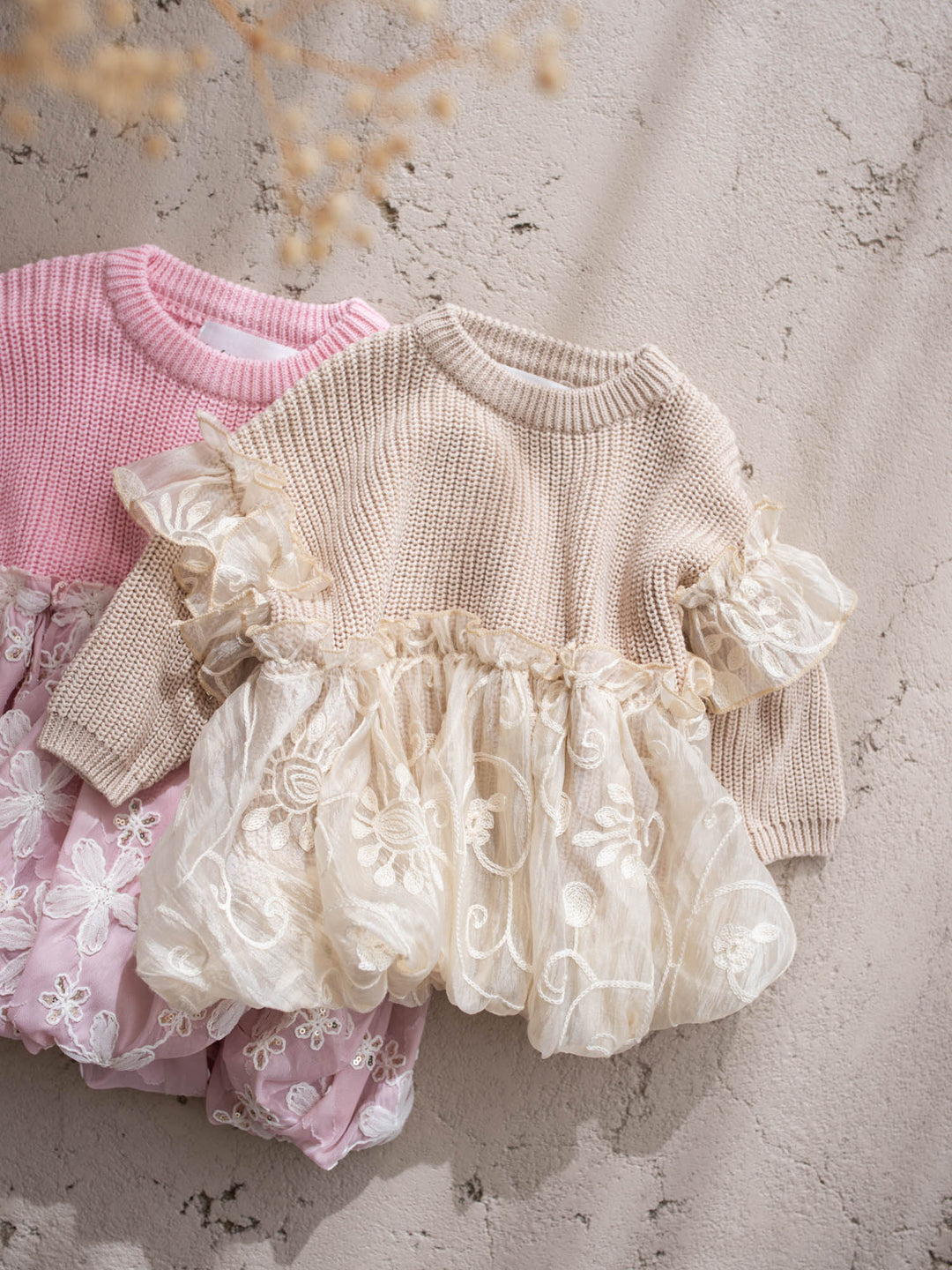 Love, Always oatmeal knit sweater - Before & Ever Kids