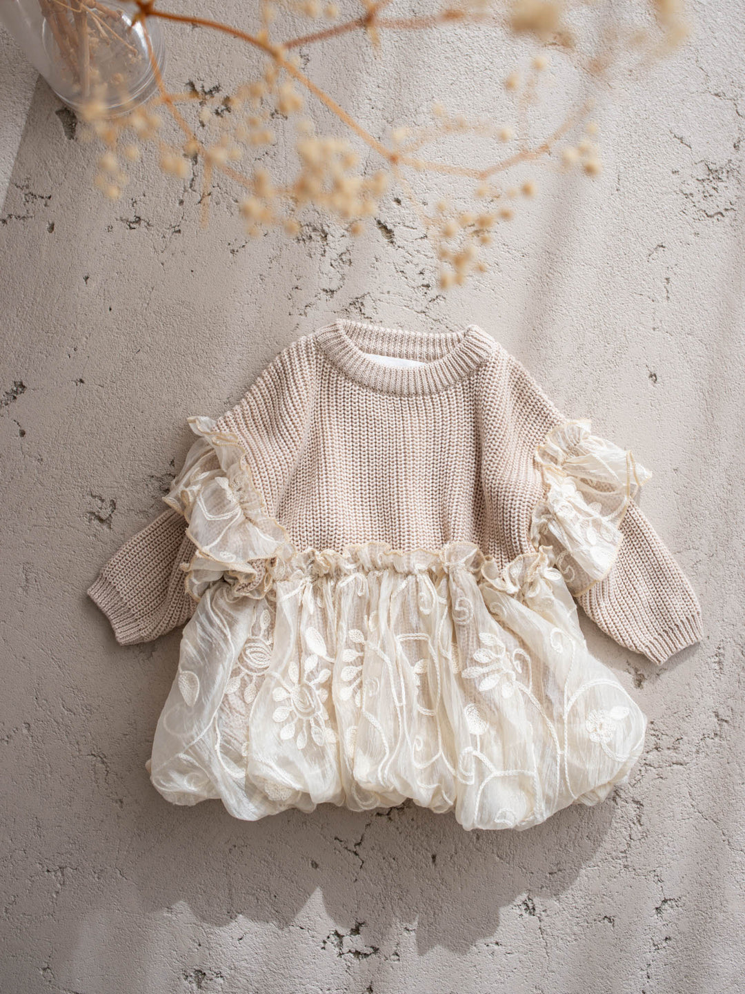 Love, Always oatmeal knit sweater - Before & Ever Kids