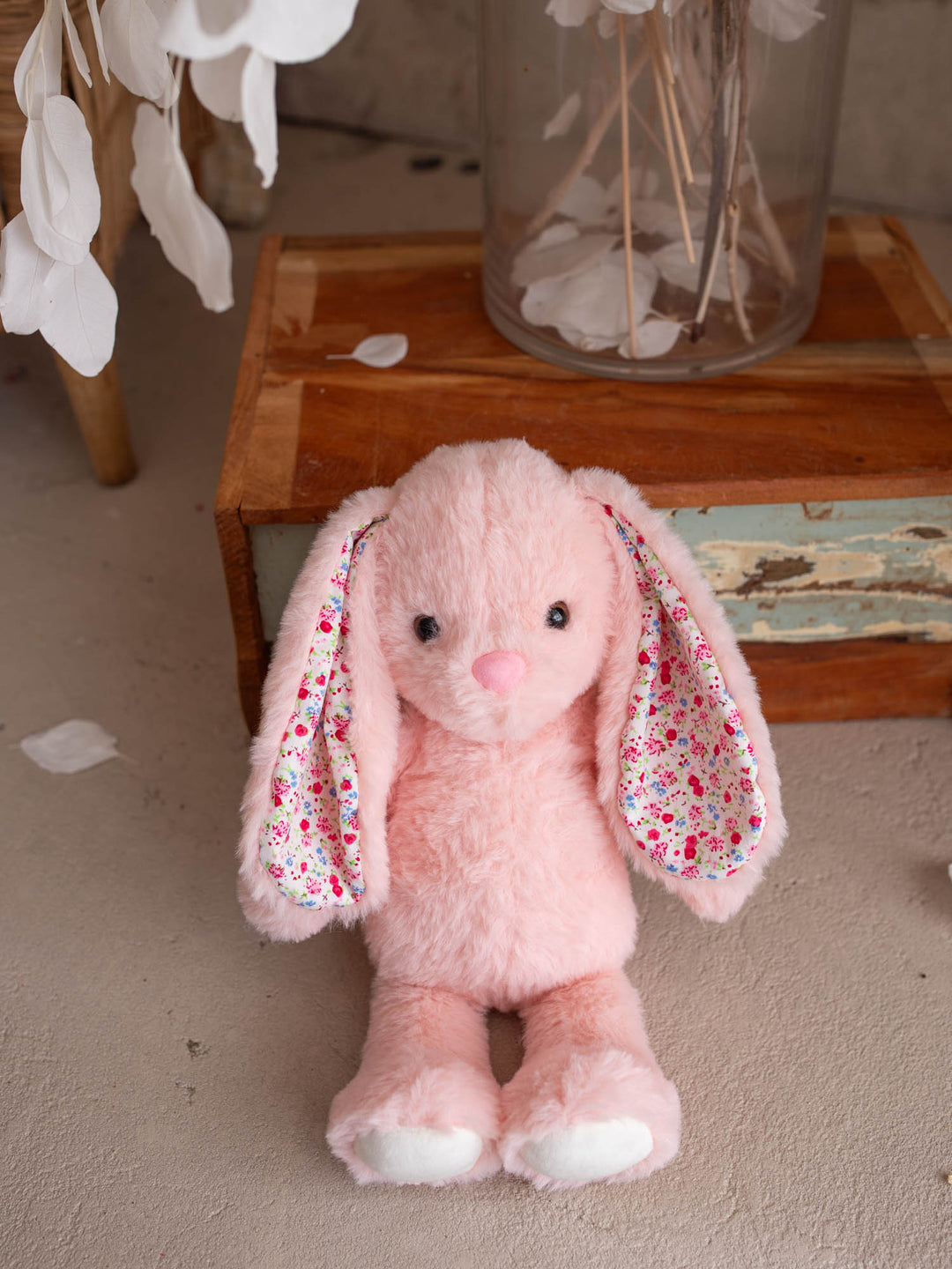 Macie the Bunny personalised Little BFF Companion Backpack, the detachable bunny plush shown on its own