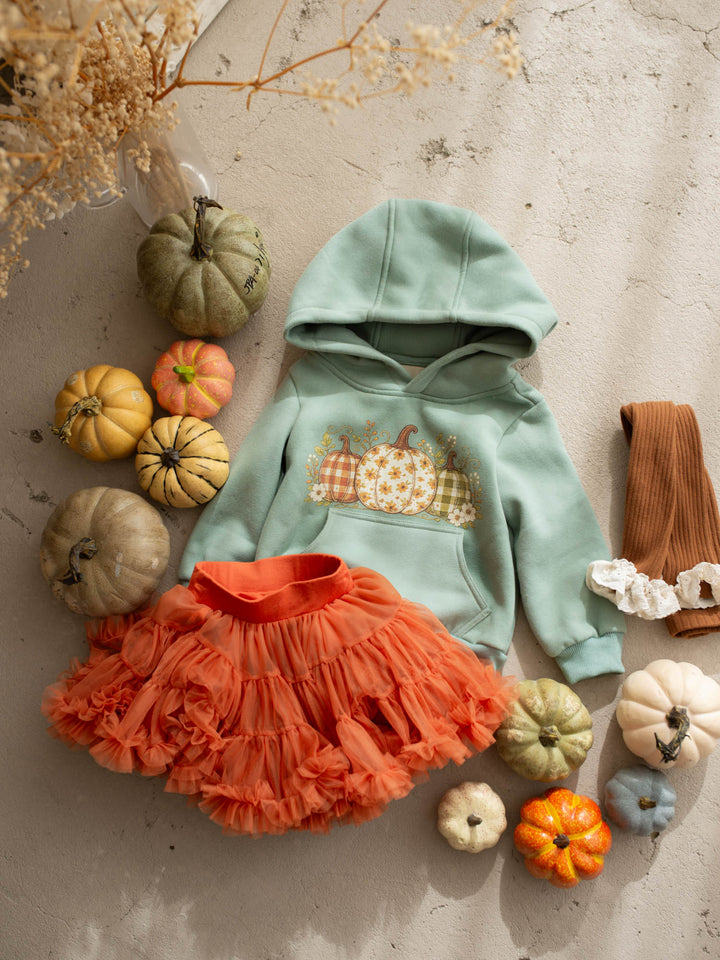 Marmalade burnt-orange tulle tutu skirt - Before & Ever Kids