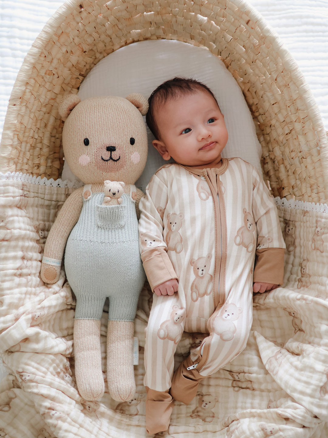 Mr Bear Onesie - Teddy Stripe