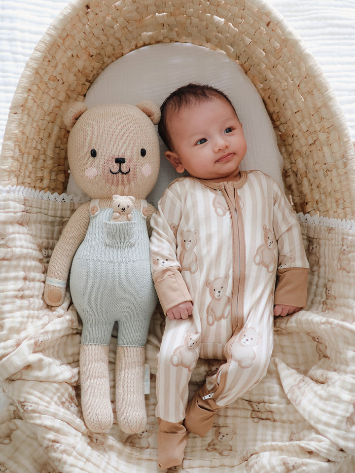 Mr Bear Onesie - Teddy Stripe