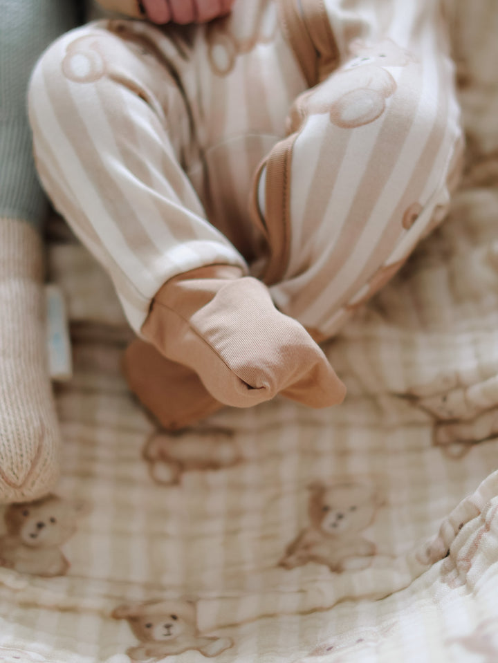 Mr Bear Onesie - Teddy Stripe