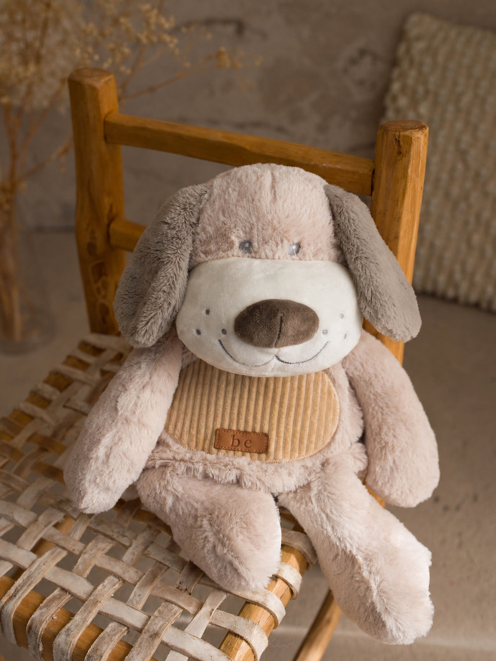 Pip the Puppy plush backpack for kids, front view of the puppy sidekick backpack - Before & Ever Kids
