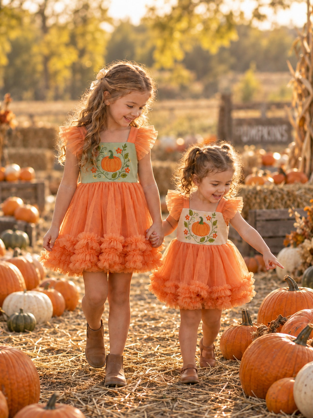 Pumpkin Posy - Beige