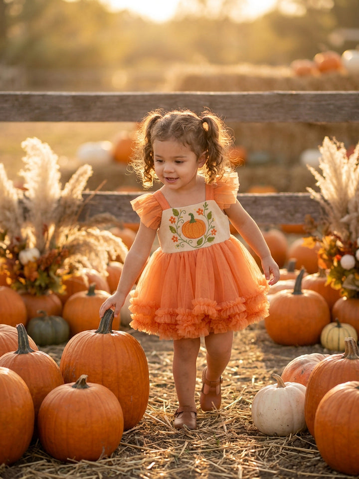 Pumpkin Posy - Beige