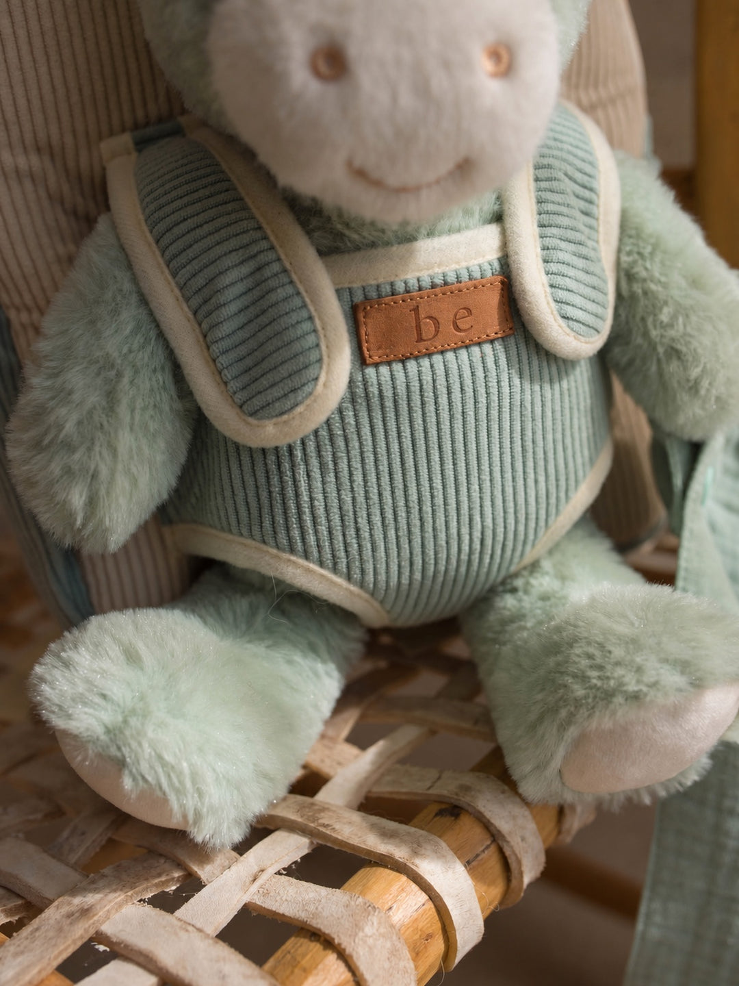 Sage the Horse plush backpack for kids, close up of the horse face and mane - Before & Ever Kids