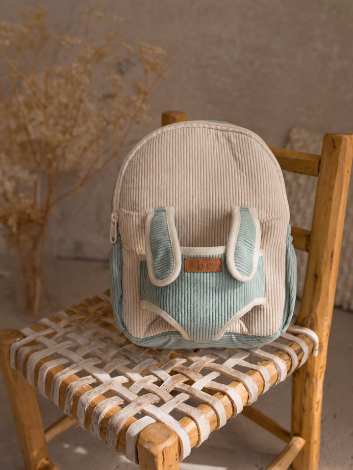 Sage the Horse plush backpack for kids, backpack front with the horse lifted out - Before & Ever Kids