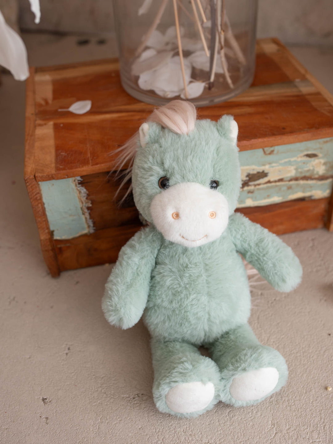 Sage the Horse personalised Little BFF Companion Backpack, the detachable horse plush shown on its own